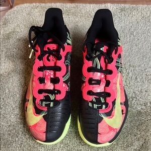 Nike Women's Multicolor Neon Pink Black Yellow Sneakers